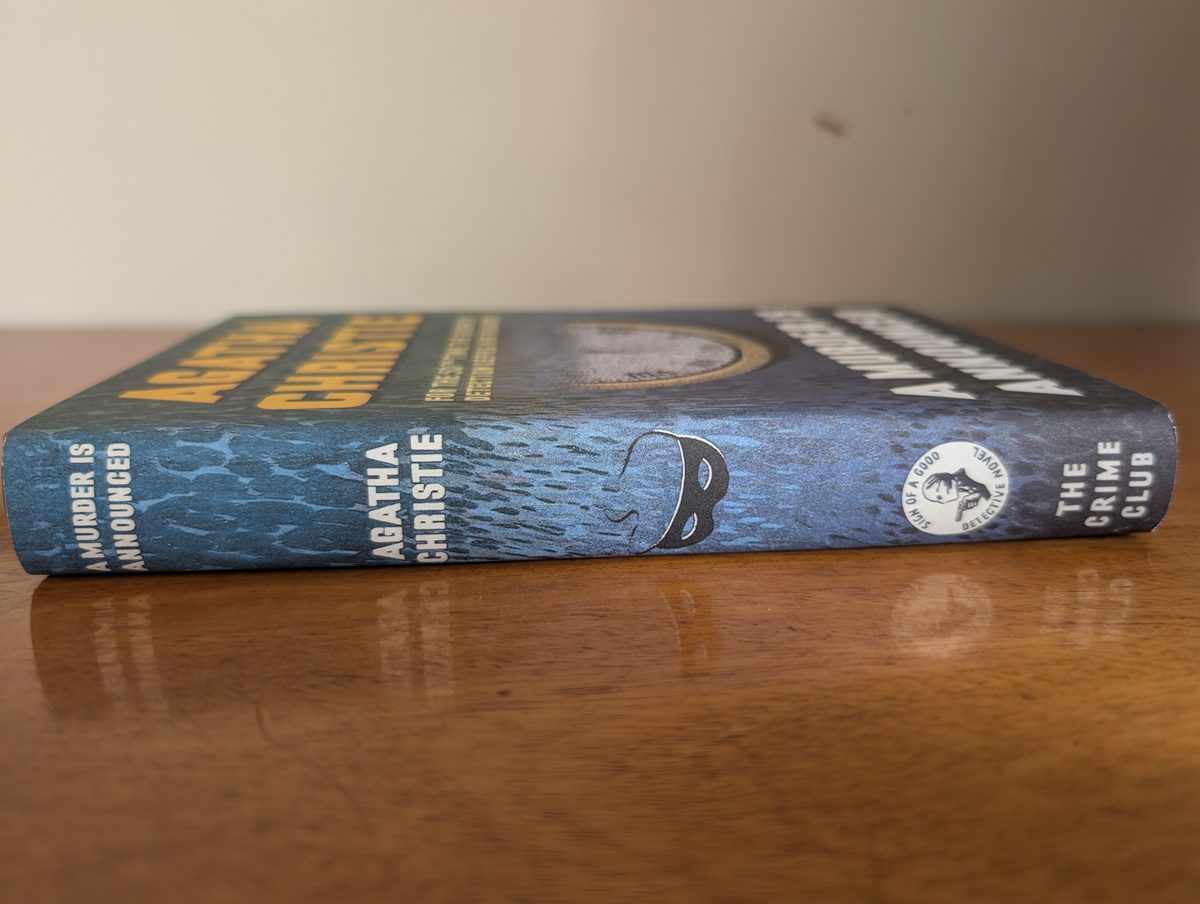 Spine of A Murder is Announced by Agatha Christie