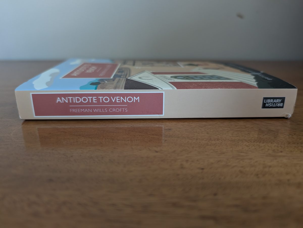 Spine of Antidote to Venom by Freeman Wills Crofts