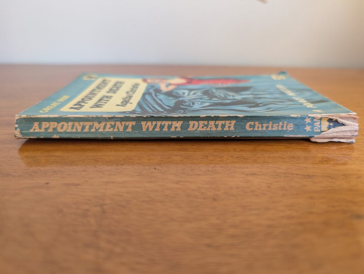 Spine of Appointment With Death by Agatha Christie