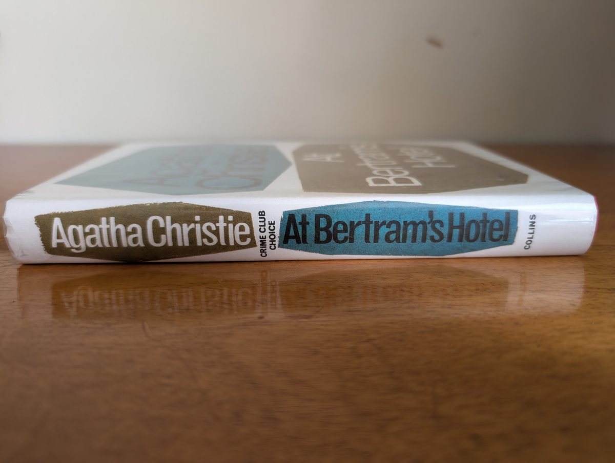 Spine of At Bertram's Hotel by Agatha Christie
