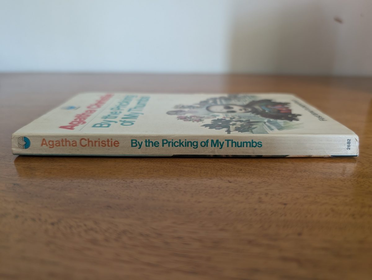 Spine of By the Pricking of My Thumbs, Fontana/Collins 1971