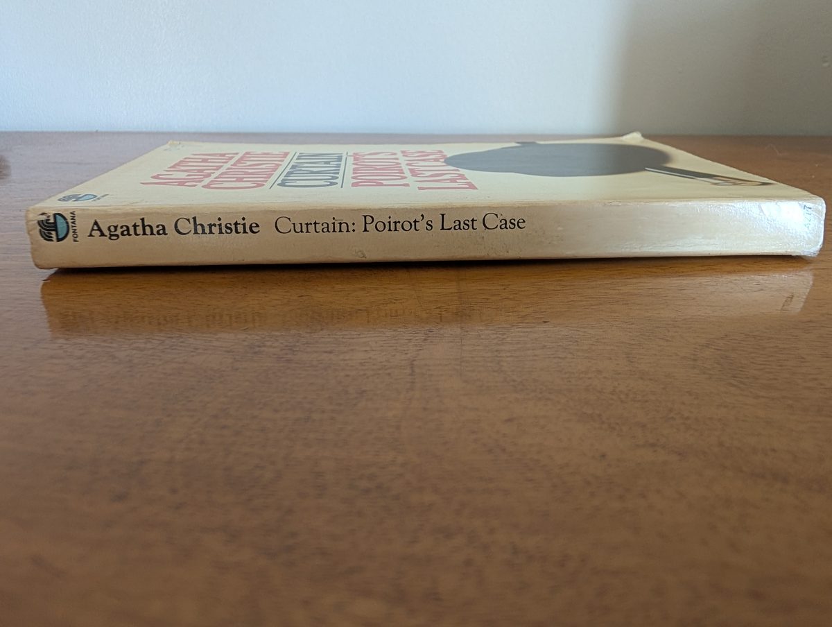 Spine of Curtain: Poirot's Last Case, Fontana/Collins 1980