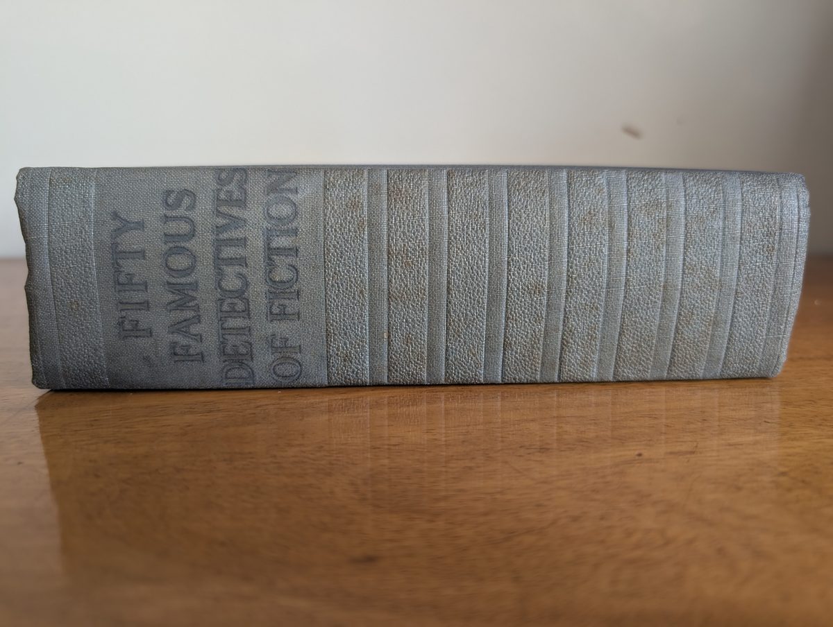 Spine of Fifty Famous Detectives of Fiction