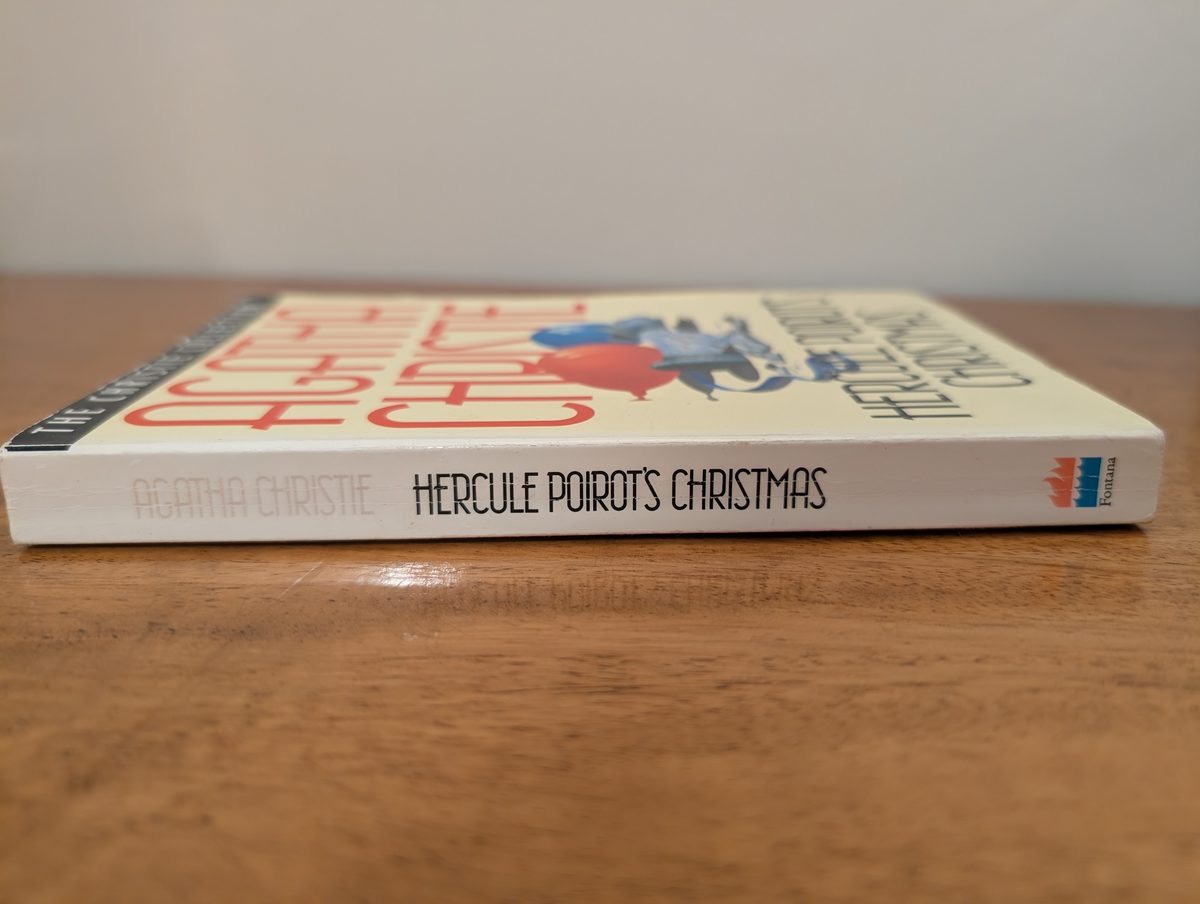 Spine of Hercule Poirot's Christmas - Fontana Christie Collection paperback