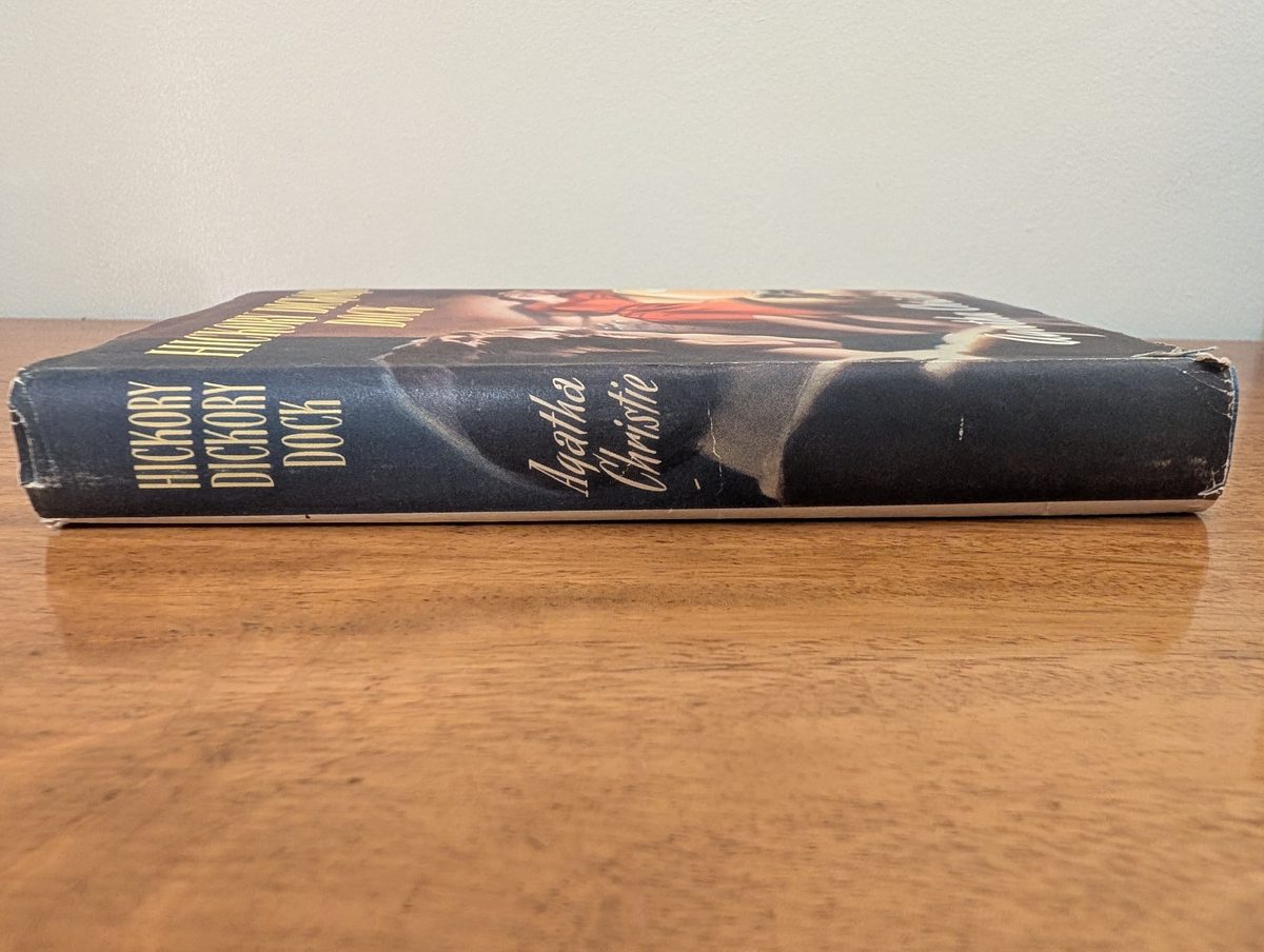 Spine of Hickory Dickory Dock - Collins Book Club hardback 1956