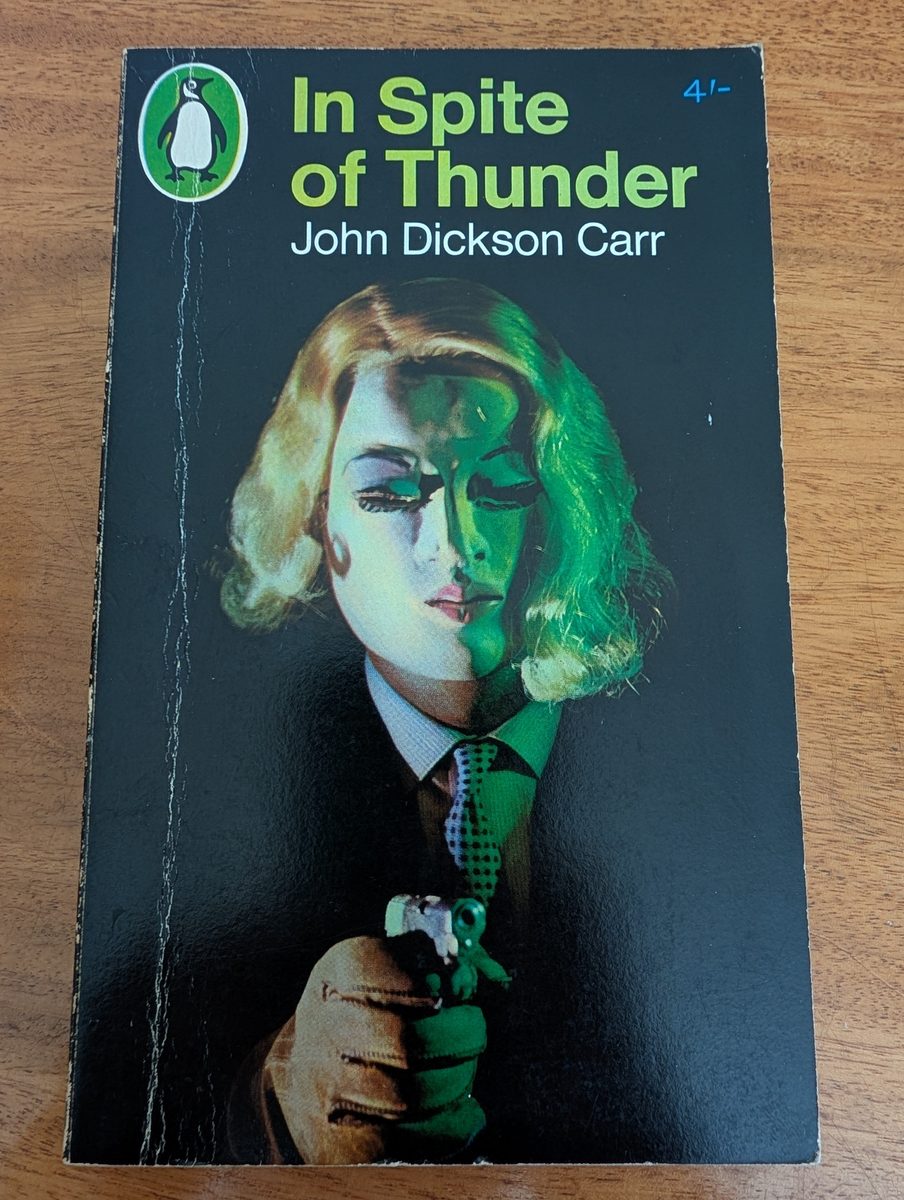 Front cover of In Spite of Thunder - Penguin 1966 paperback
