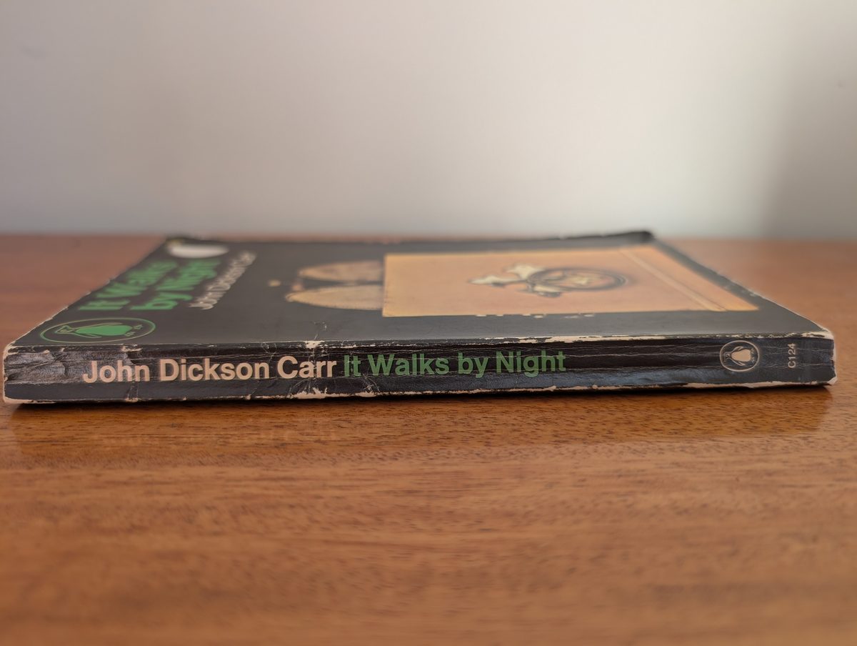 Spine of It Walks by Night by John Dickson Carr