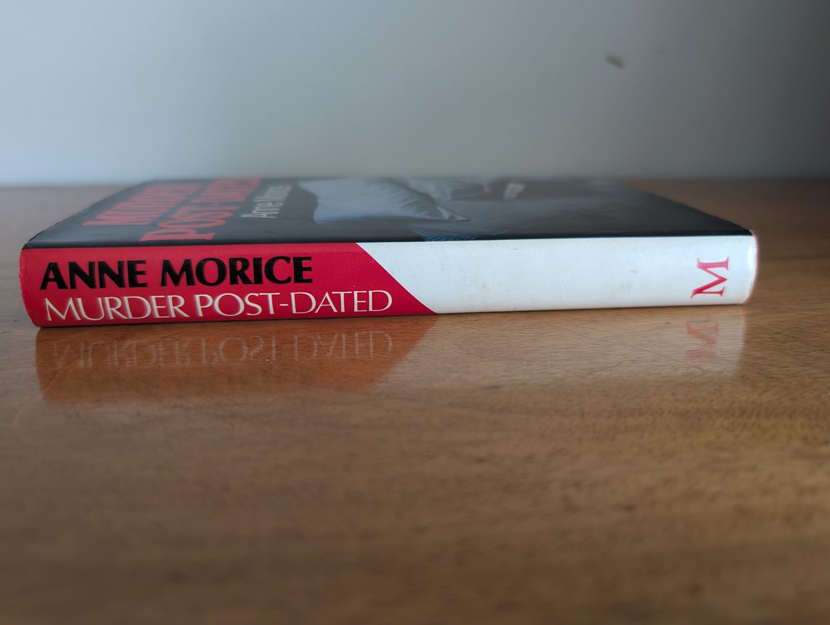 Spine of Murder Post-Dated by Anne Morice