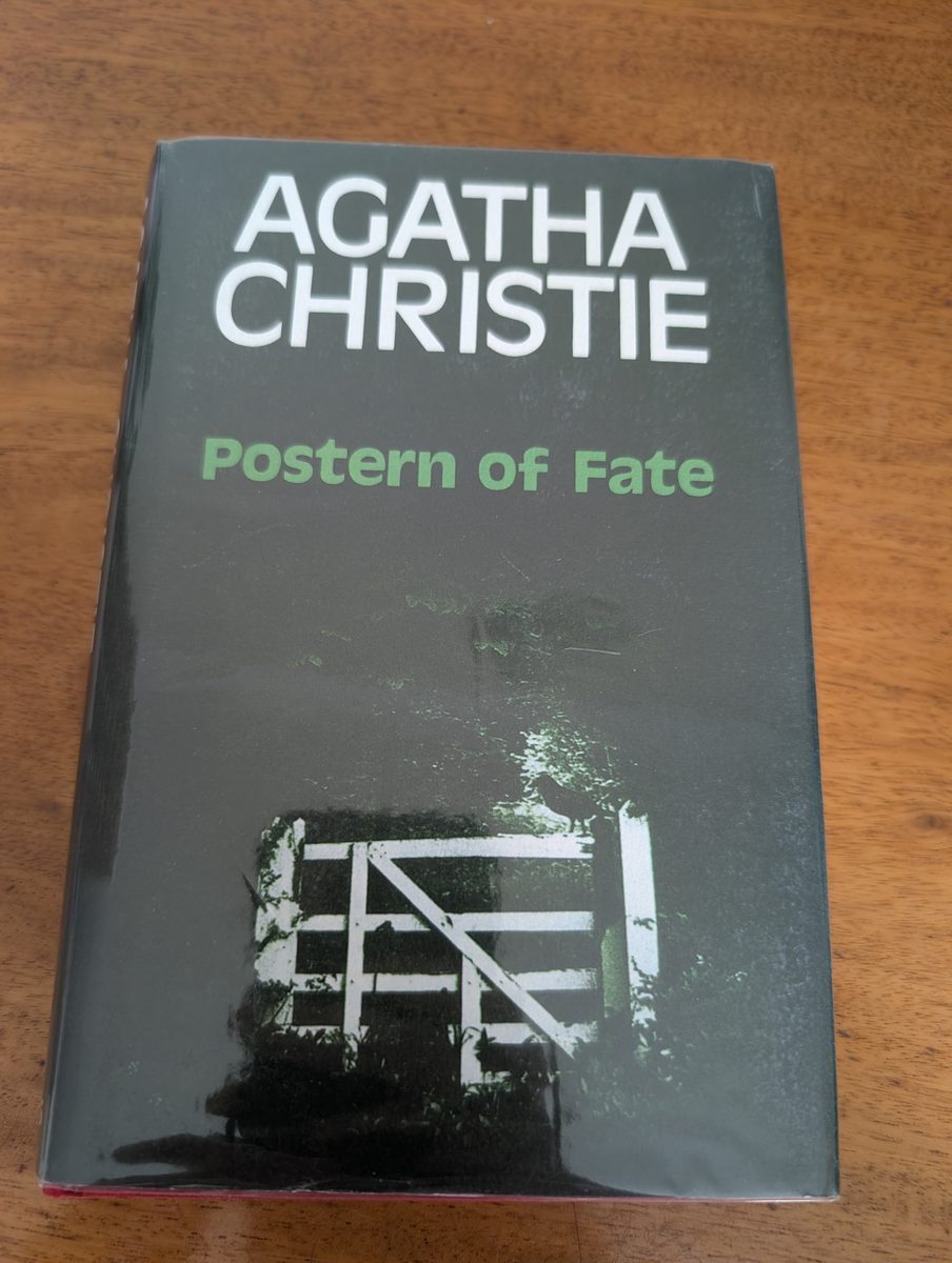 Front cover of Postern of Fate by Agatha Christie, Collins Crime Club facsimile hardback in dust jacket