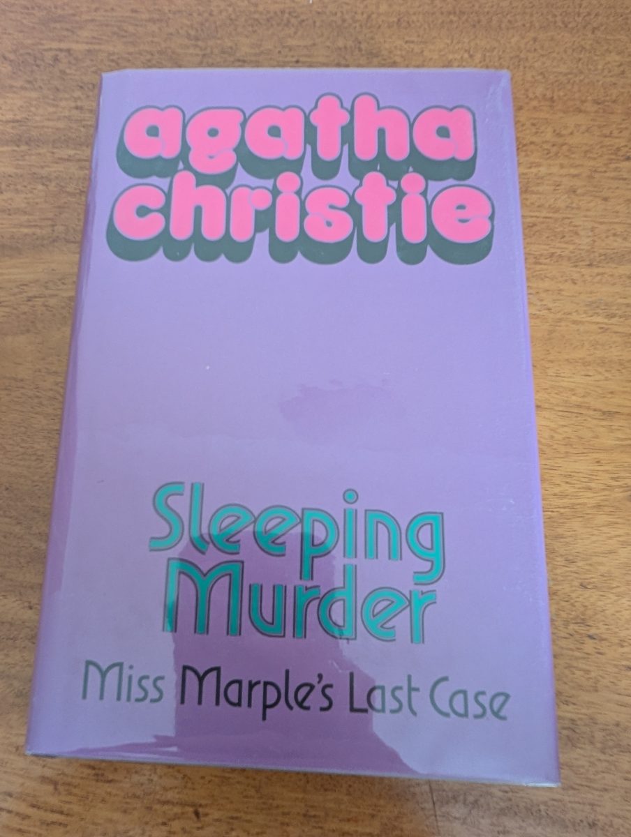 Front cover of Sleeping Murder by Agatha Christie, Collins Crime Club facsimile hardback in dust jacket