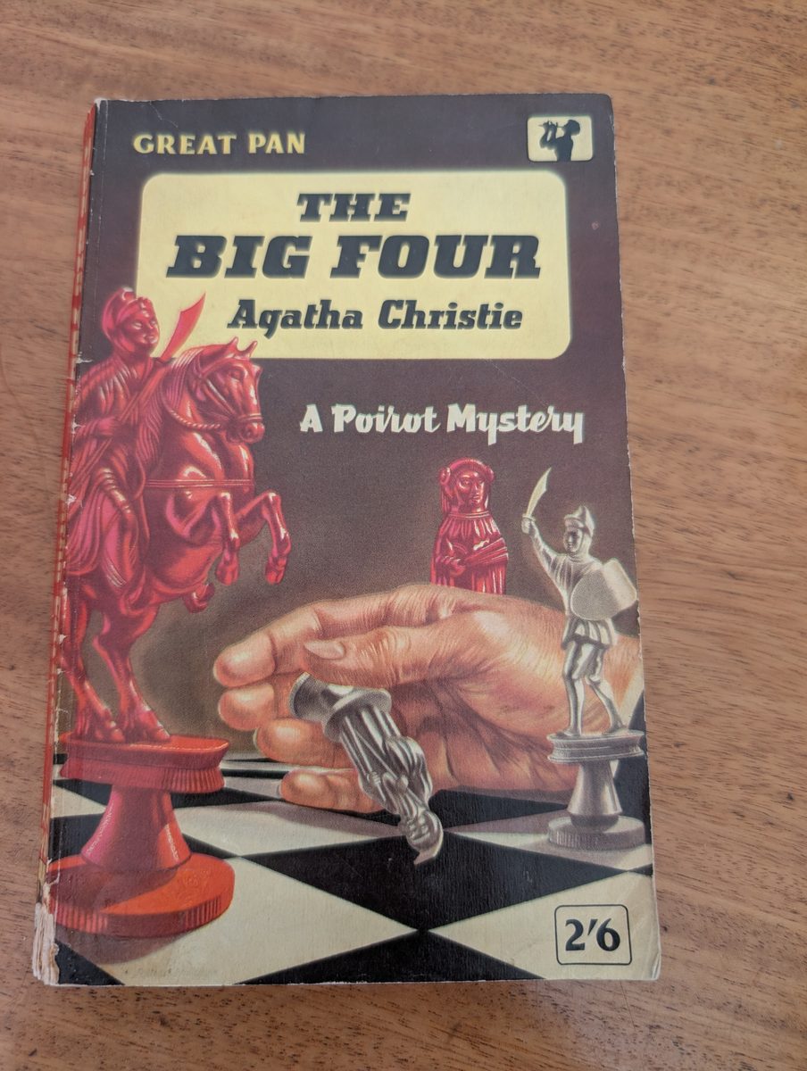Front cover of The Big Four by Agatha Christie, Pan Books 1962 paperback
