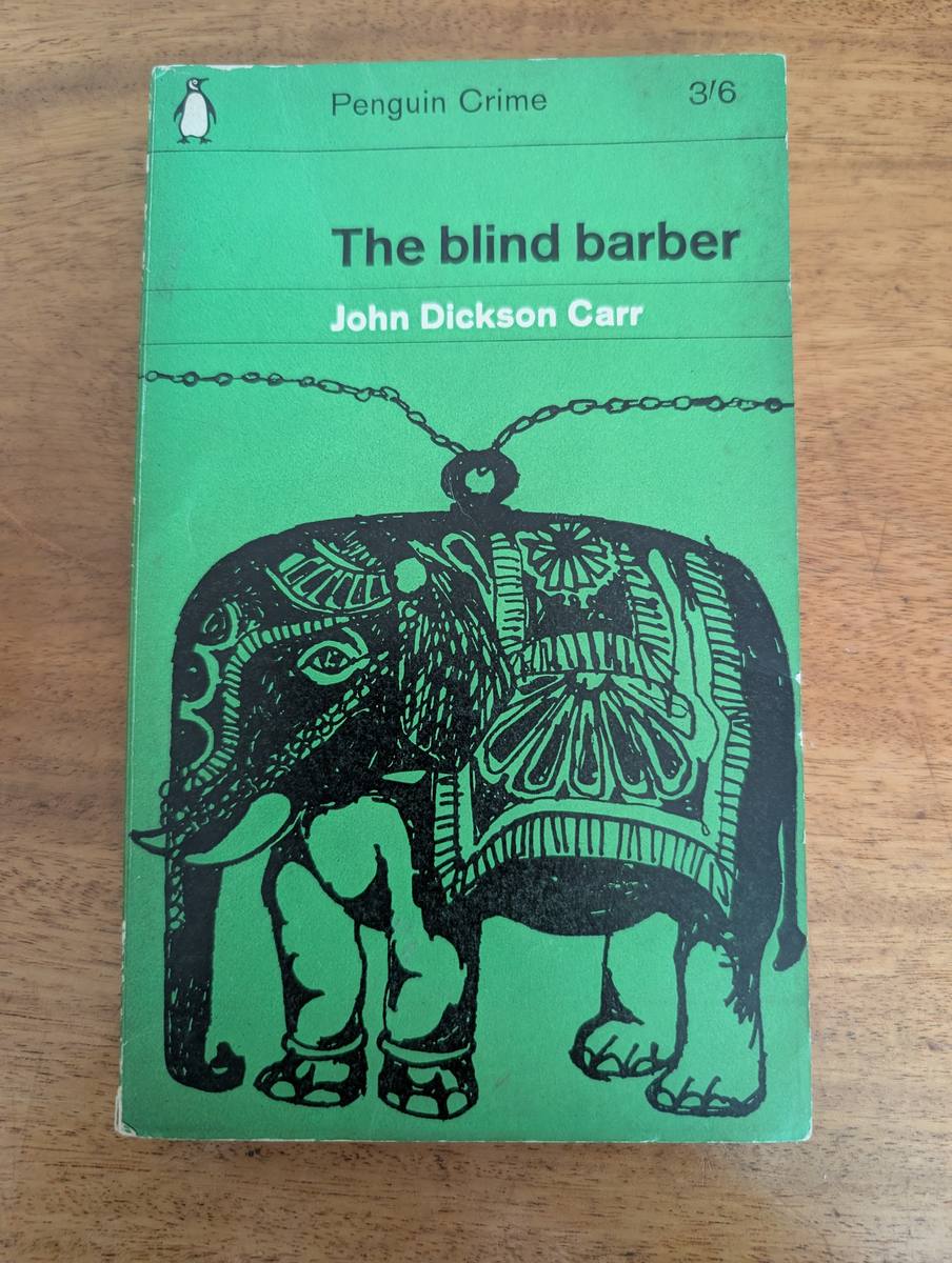 Front cover of The Blind Barber - Penguin 1963 paperback