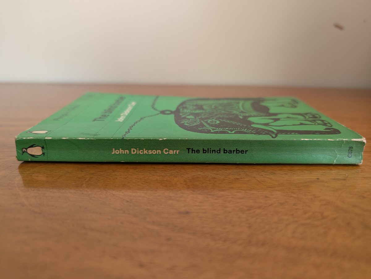 Spine of The Blind Barber - Penguin 1963 paperback