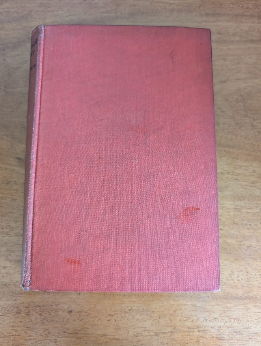 Front board of The Dutch Shoe Mystery by Ellery Queen, Gollancz 1934 4th impression hardback