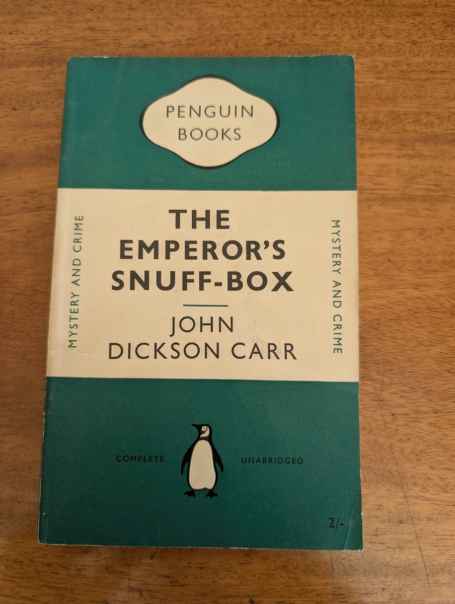 Front cover of The Emperor's Snuff-Box - Penguin 1953 paperback