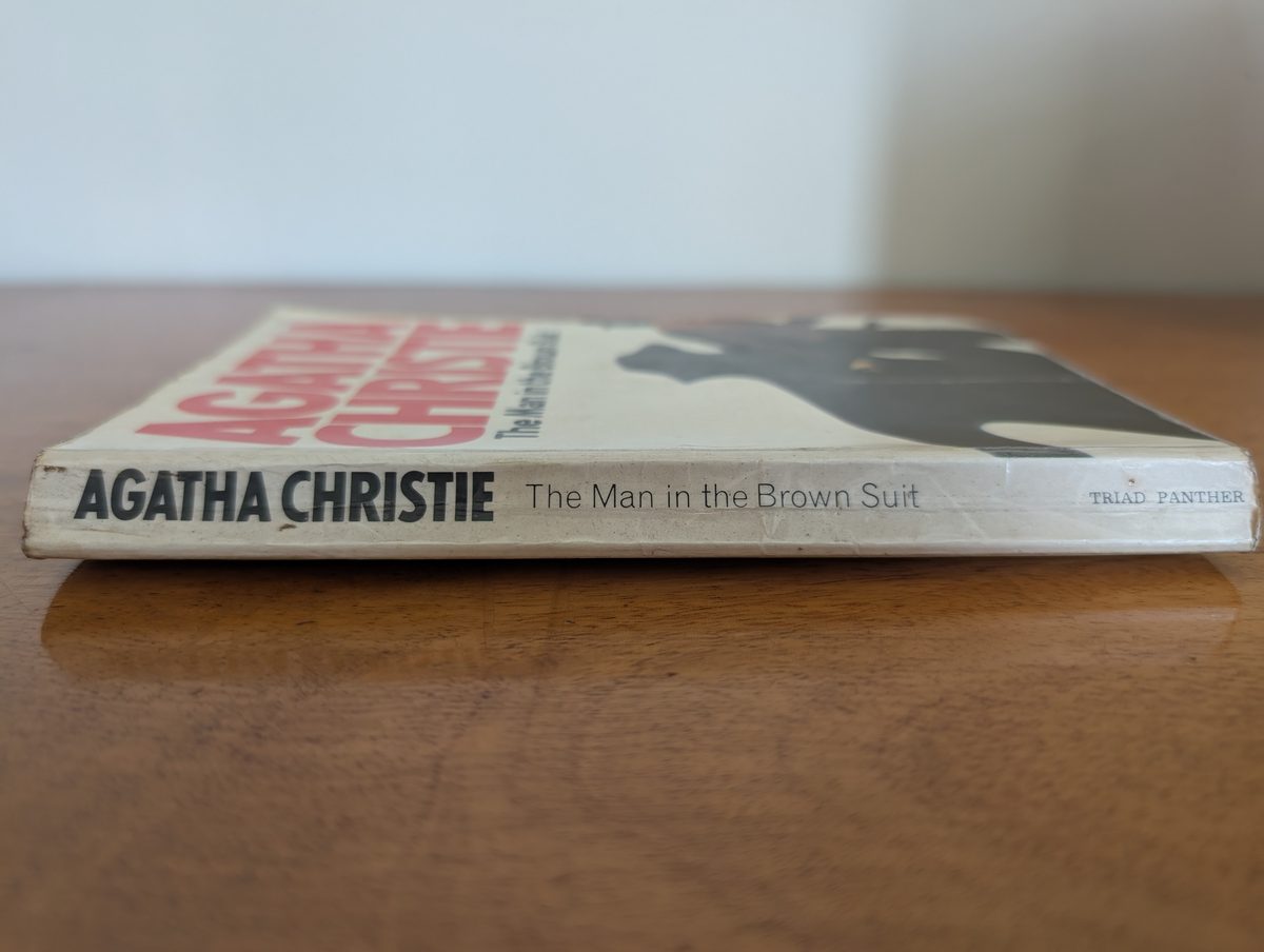 Spine of The Man in the Brown Suit, Triad Panther 1978