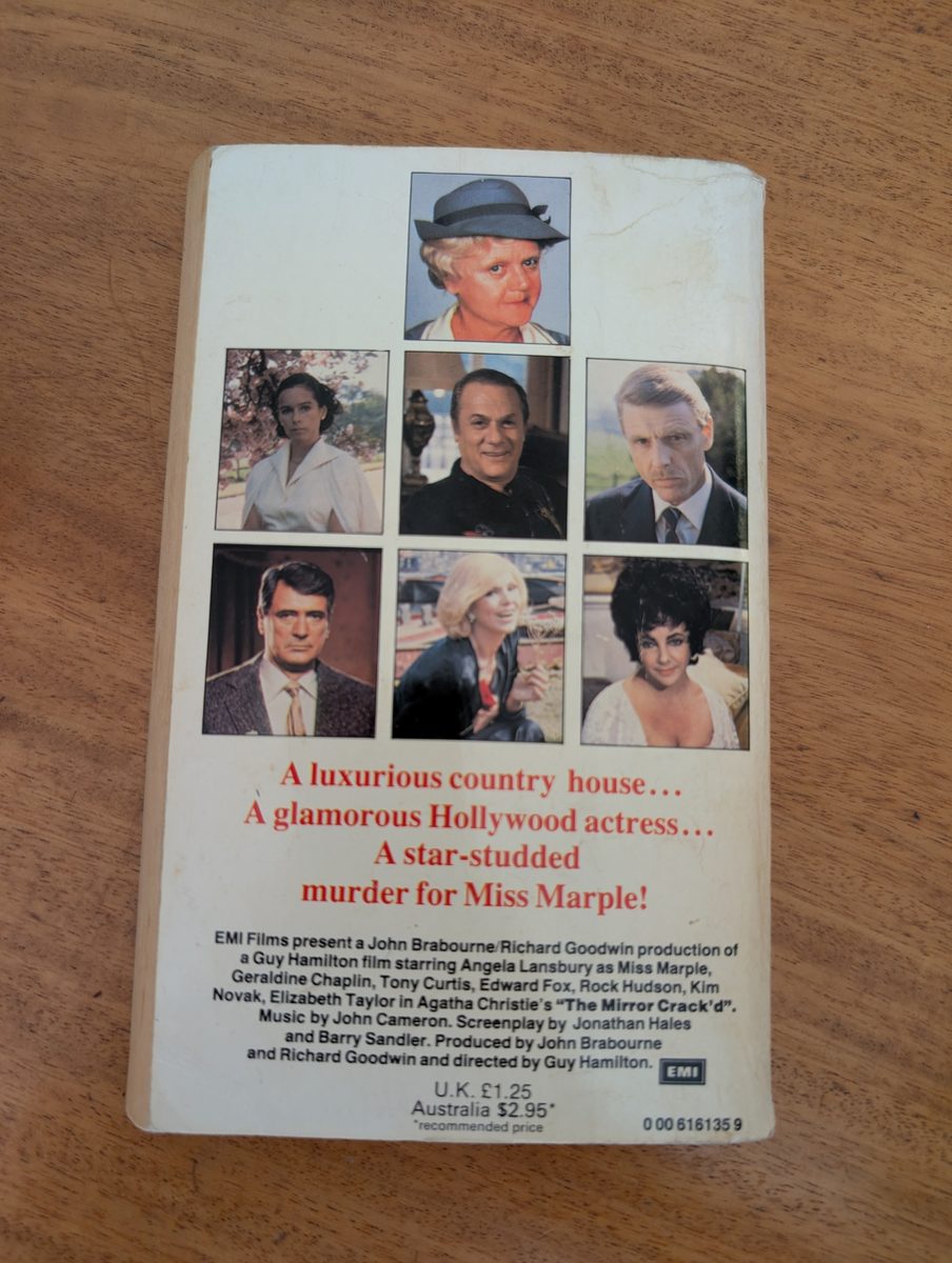 Back cover of The Mirror Crack'd by Agatha Christie