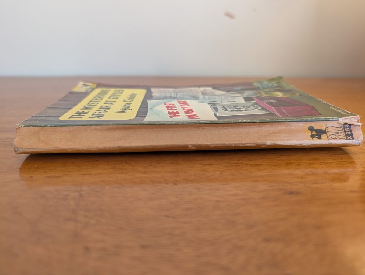 Spine of The Mysterious Affair at Styles by Agatha Christie