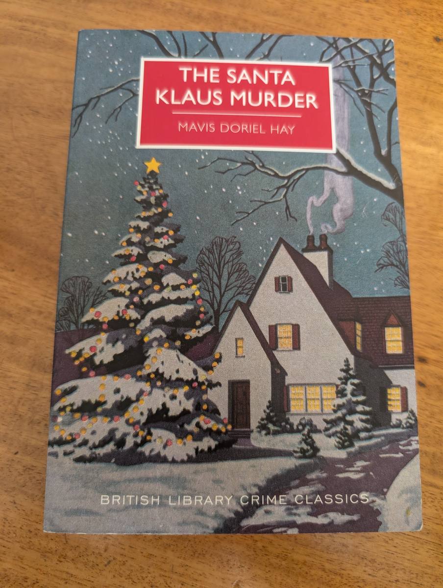 Front cover of The Santa Klaus Murder by Mavis Doriel Hay, The British Library 2015 paperback