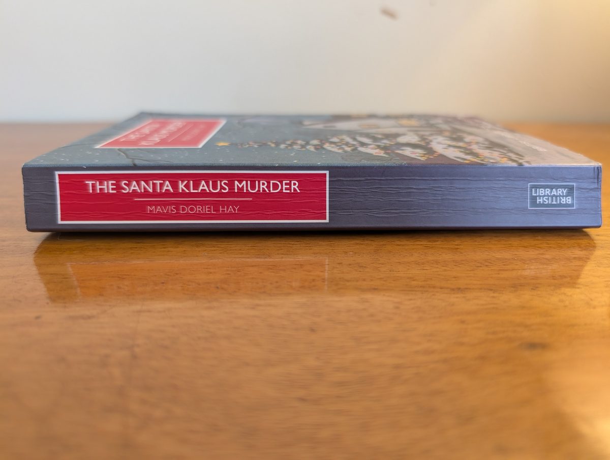 Spine of The Santa Klaus Murder by Mavis Doriel Hay