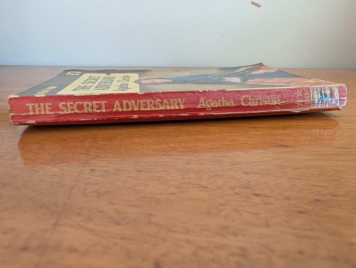 Spine of The Secret Adversary by Agatha Christie