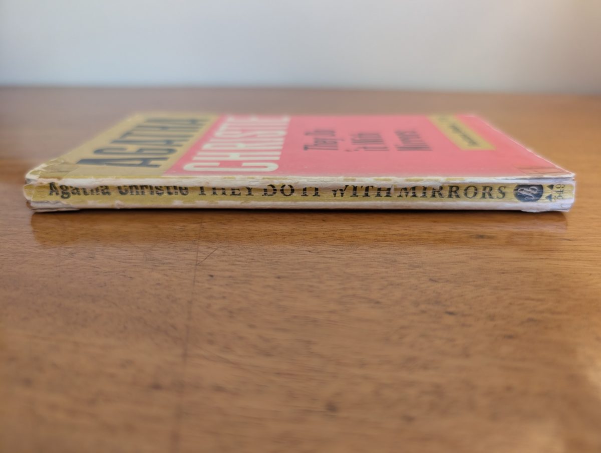 Spine of They Do it With Mirrors by Agatha Christie